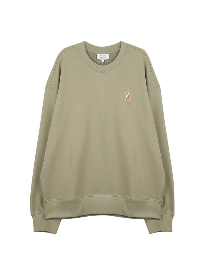 Maison Kitsune Standing Fox Comfort Sweatshirt Crewneck Pullover PM00311 KM0341