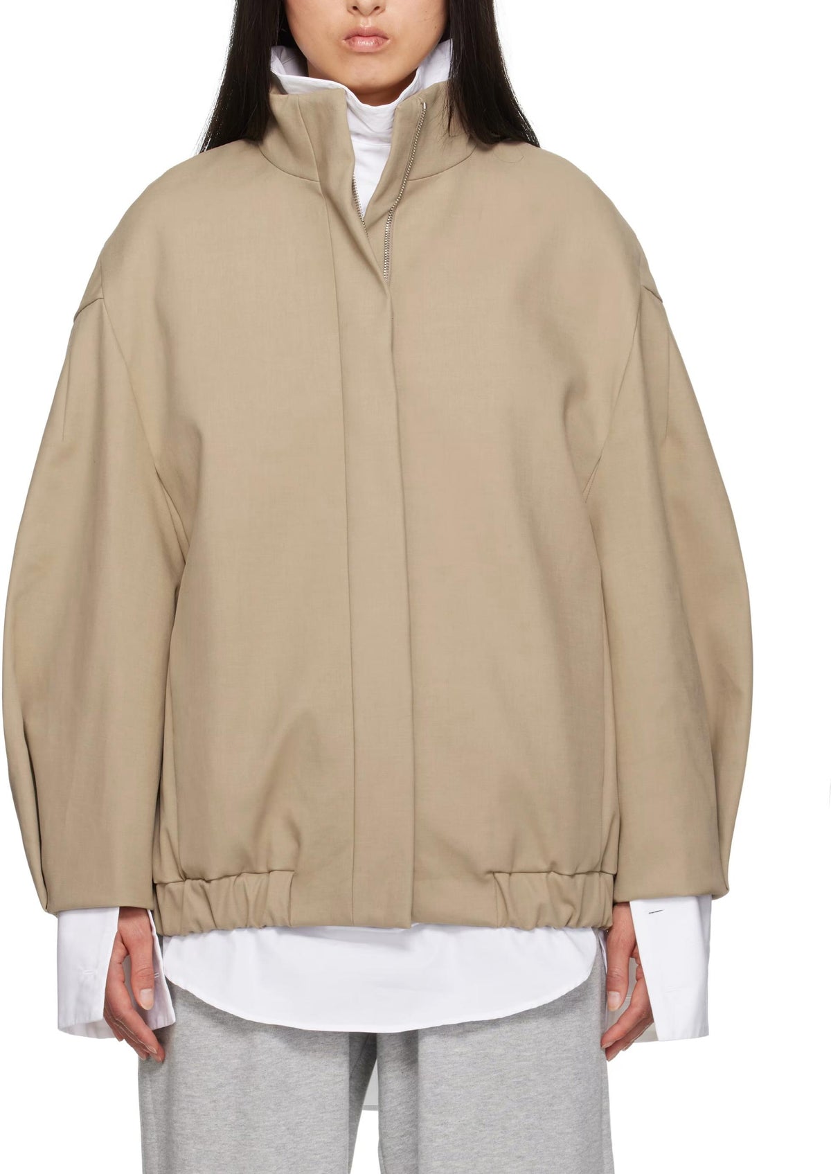 Dries Van Noten Camel Loose-Fit Voles Jacket 242 010504 9129 102