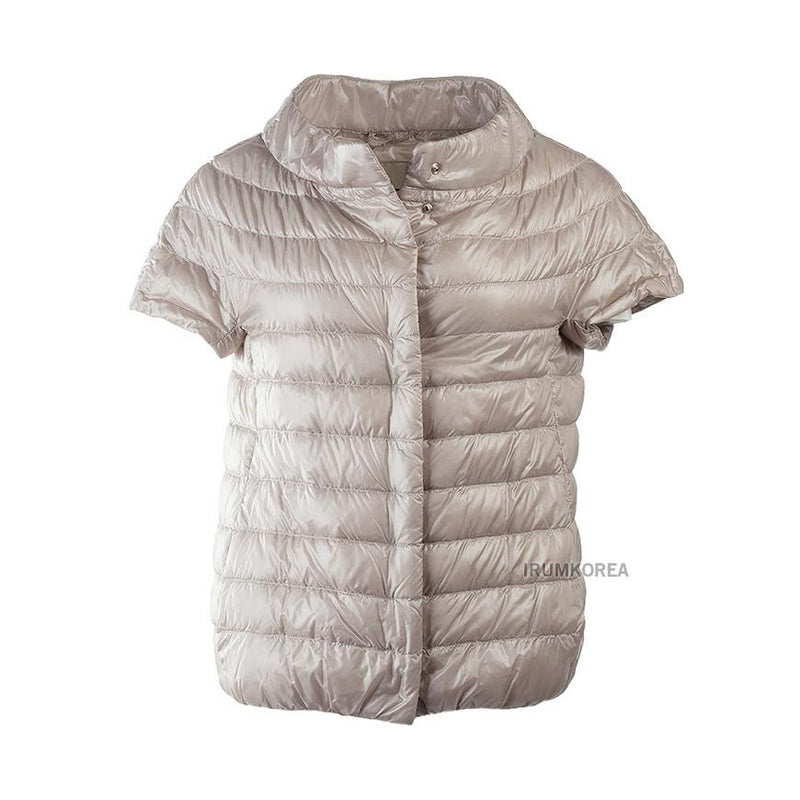 Herno Emilia Short-Sleeve Down Puffer Jacket Women Black PI0110DIC 12017 Z 1985