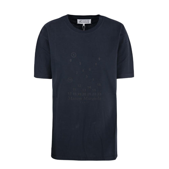 Maison Margiela Logo Print Backstitch T-Shirt Black