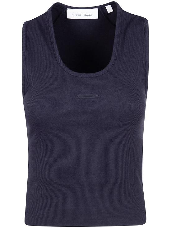 Fear of God Vintage Black Sleeveless T-Shirt Women’s Cotton