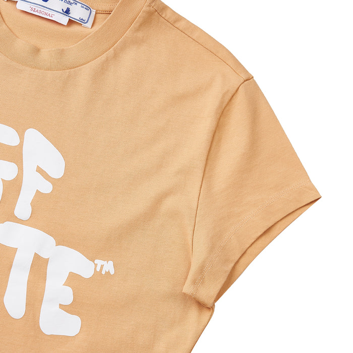 OFF WHITE Women’s Logo Print Cotton T-Shirt