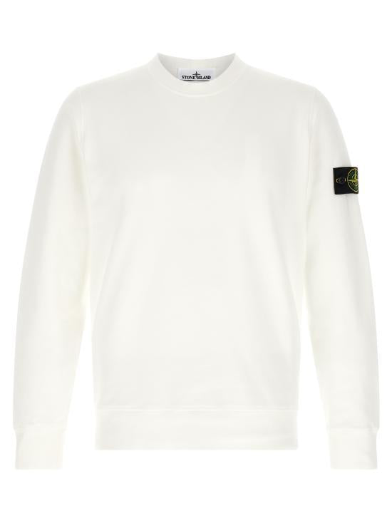 STONE ISLAND Men's White Long Sleeve T-Shirt L2S156100060 S0051 V0001