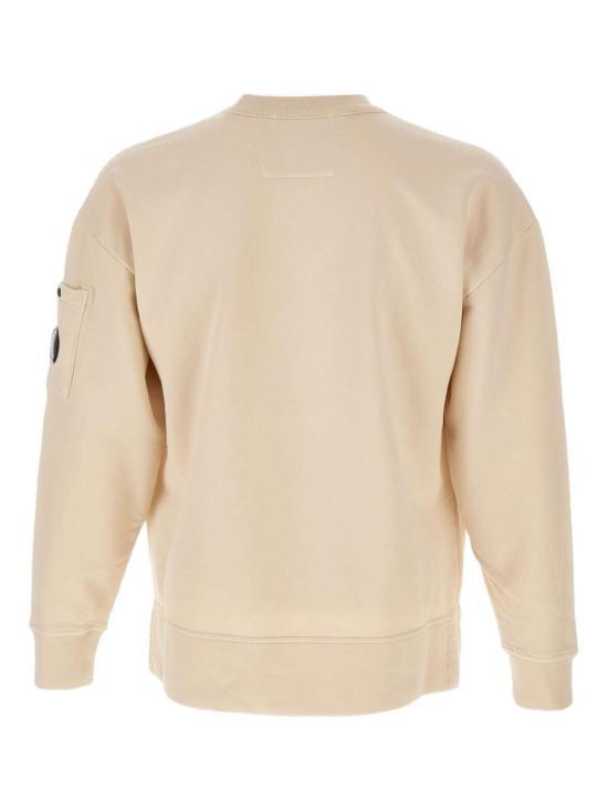 CP Company Brushed Emerized Diagonal Fleece Boxy Crewneck Sweatshirt