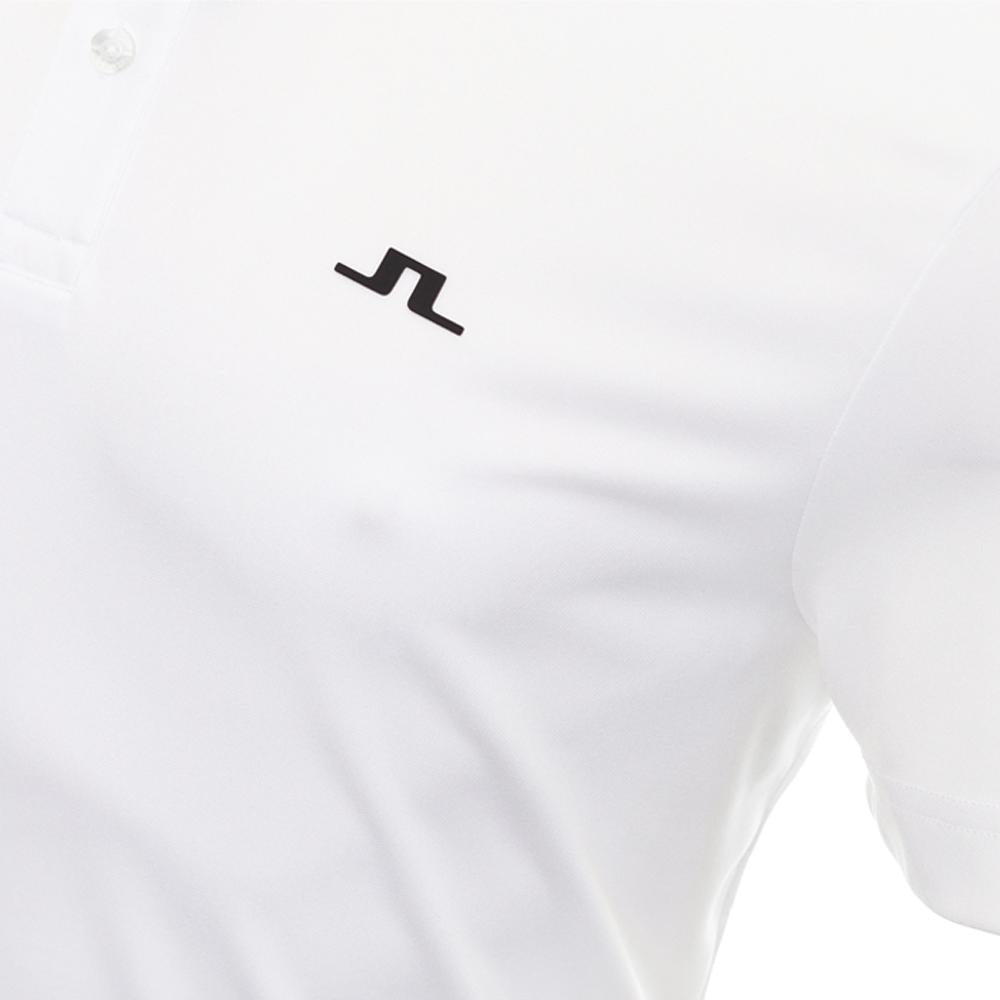 J LINDEBERG Rubber Logo Patch Polo Shirt