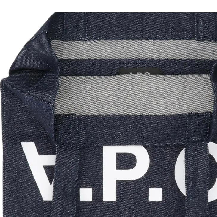 A.P.C. Lorr Tote Bag Canvas Unisex Eco Bag Navy