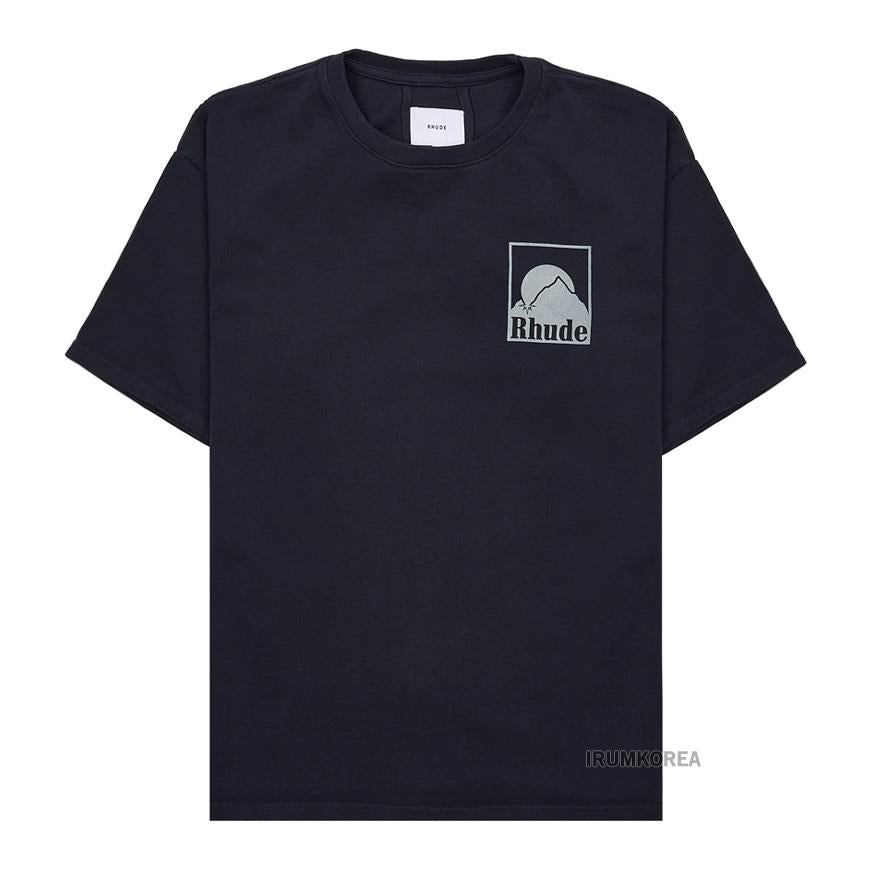 RHUDE Moonlight Badge Graphic T-Shirt for Men RHPS25TT03012 2306
