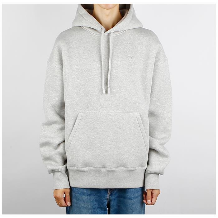 AMI Embossed Heart Logo Hoodie Pullover Sweatshirt USW227 749 0951