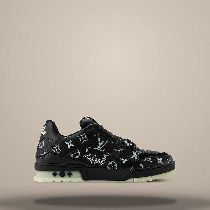 Louis Vuitton LV Trainer Sneakers Black Low-Top 1AKR9S
