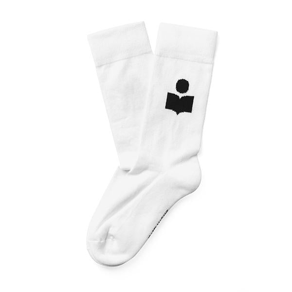 Isabel Marant SILOKI Unisex Golf Socks White