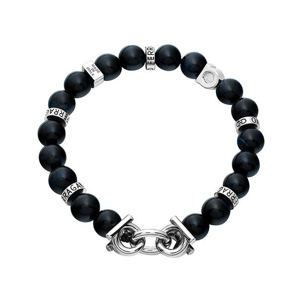 Ferragamo Men’s Leather Bracelet