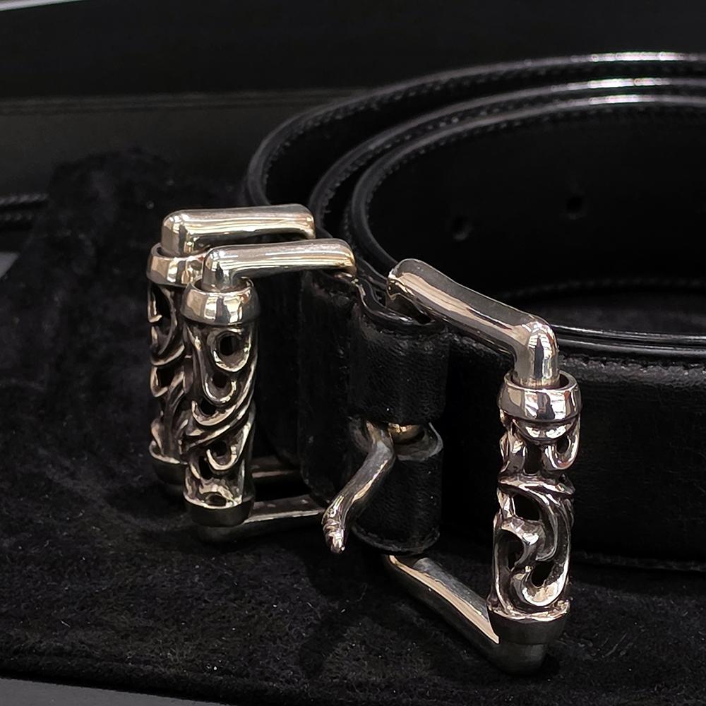 Chrome Hearts Leather Roller Belt Men’s