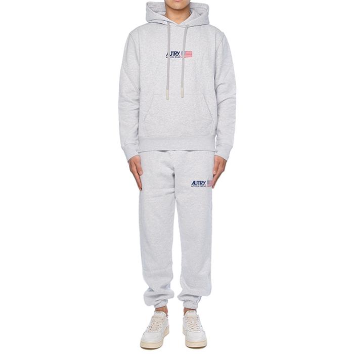 AUTRY Fleece Logo Hoodie Sweatshirt for Men