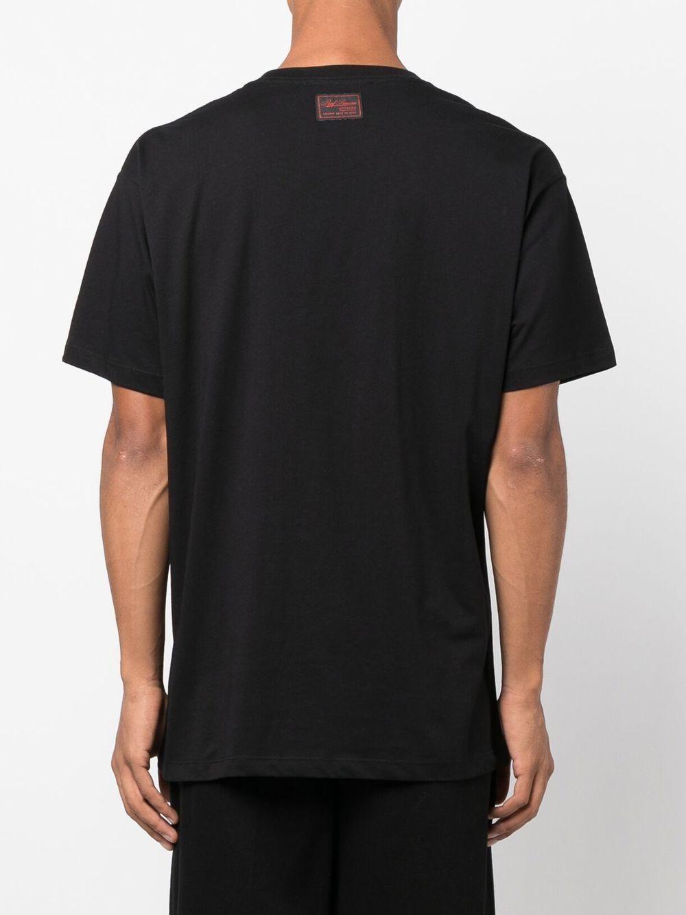 Raf Simons Ghost Print Oversized Short Sleeve T-Shirt 222 M120 19001 0099