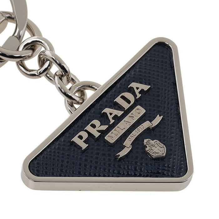 PRADA Men's Saffiano Leather Keychain 2PP080 053 F0216