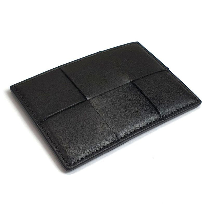 Bottega Veneta Woven Cassette Leather Card Holder