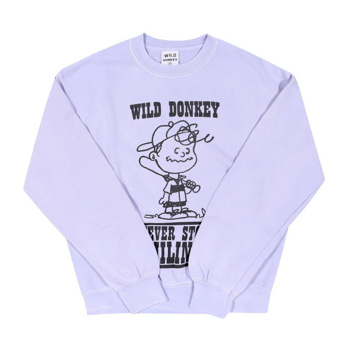 Wild Donkey Old Dyed Wisteria Unisex Sweatshirt