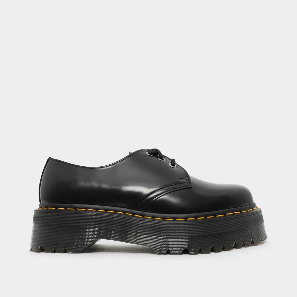 Dr.Martens Classic 1461 Quad Unisex Derby Shoes Black Leather