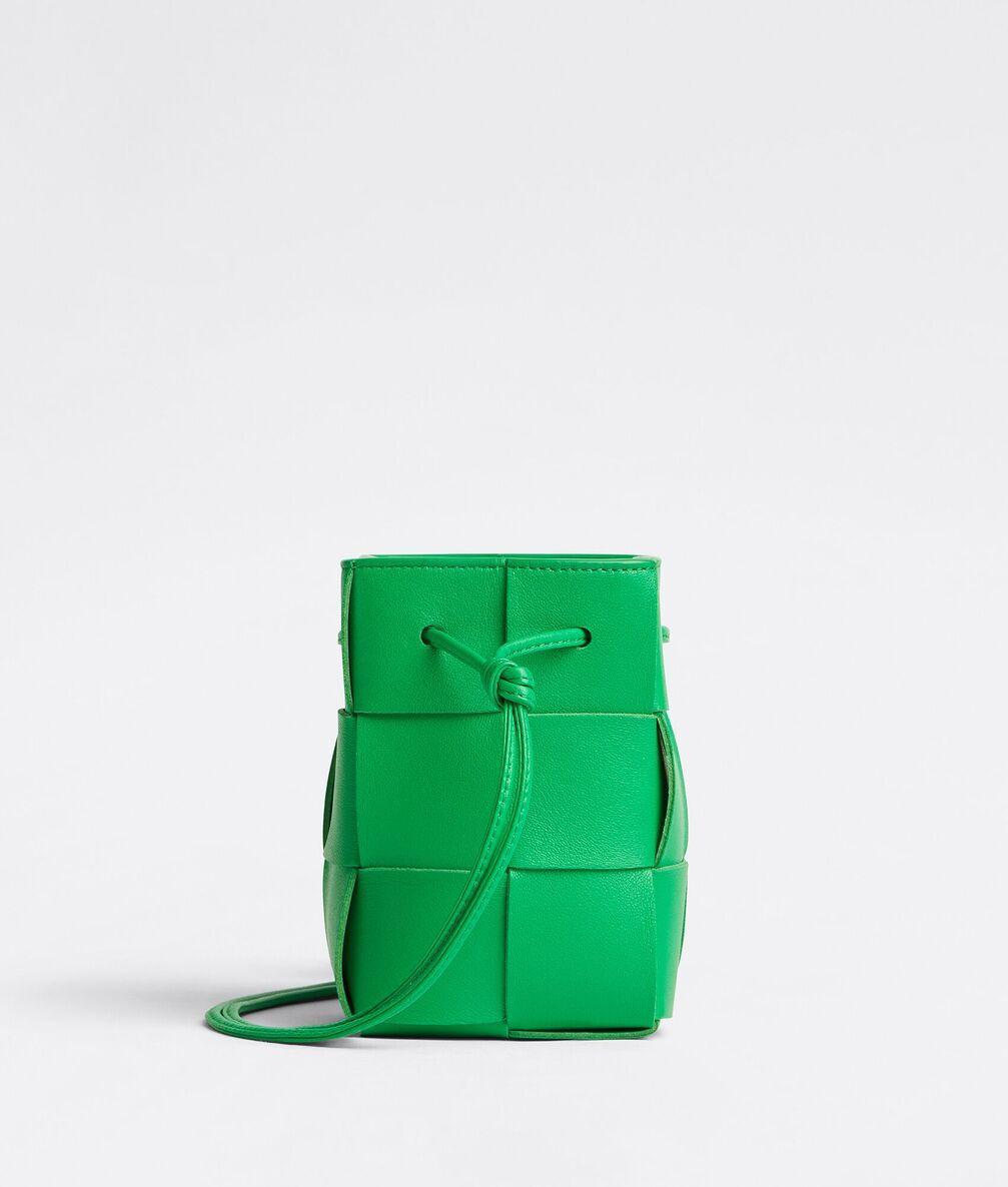 Bottega Veneta Mini Cassette Crossbody Bucket Bag