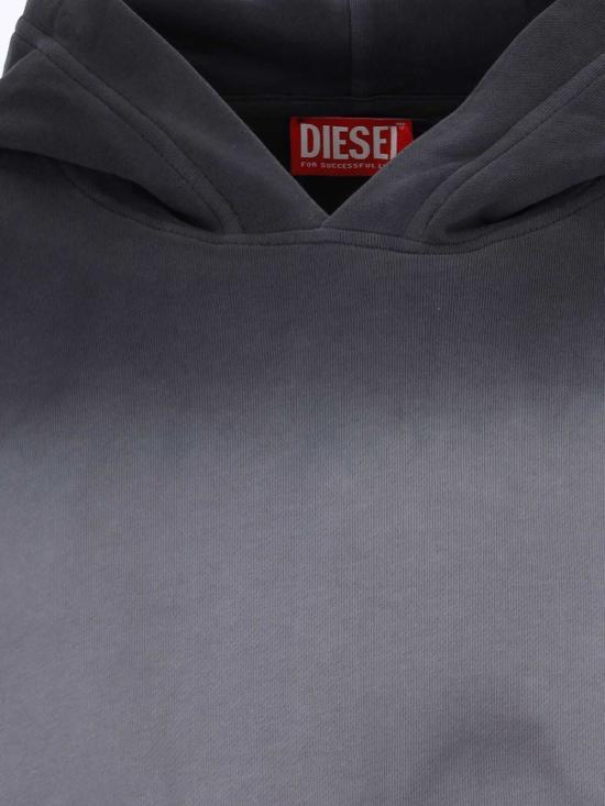 DIESEL Black Logo Hoodie Women’s Pullover Sweatshirt