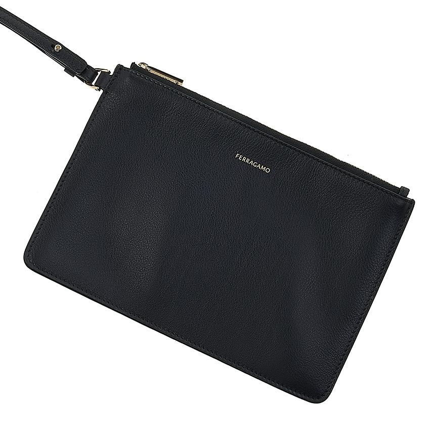 Ferragamo Women’s Gancini Hobo Shoulder Bag 21 3995 NERO VITELLO 0764374