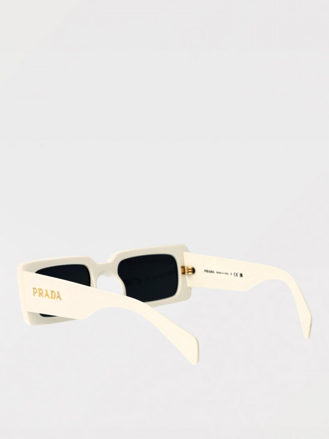 PRADA Black Acetate Square Sunglasses