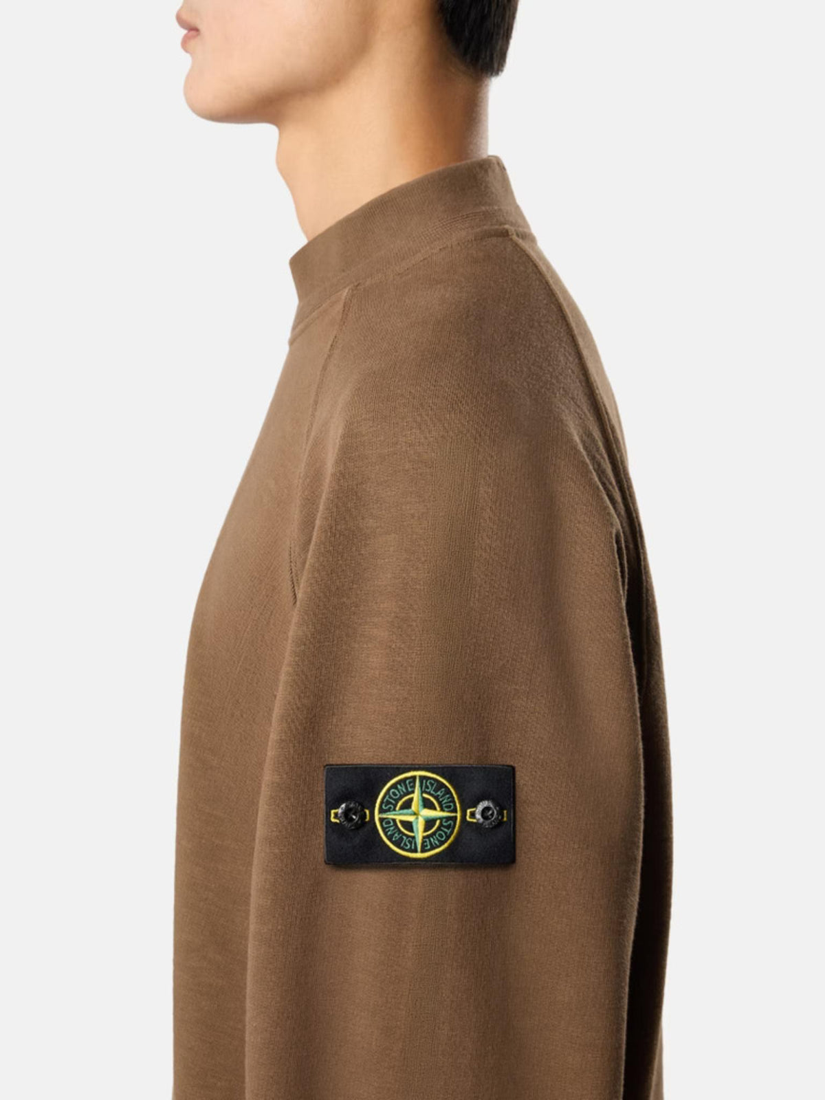 STONE ISLAND Cotton Logo Sweatshirt Men’s Pullover Navy