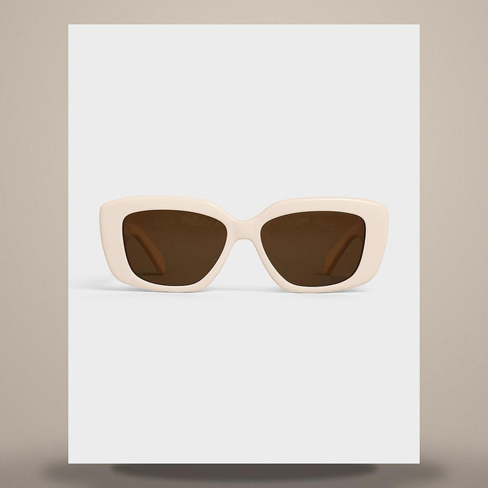 CELINE Triomphe 04 Ivory Acetate Sunglasses 4S216CPLB 01AV