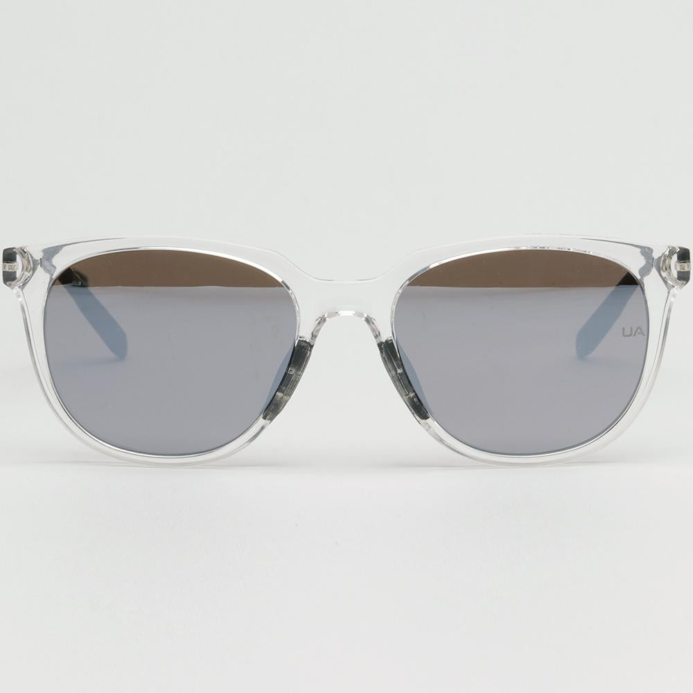 Under Armour Sports Sunglasses Mirror Lens Clear Horn-Rimmed Un UA CIRCUIT 900T4