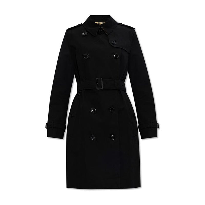 BURBERRY Black Kensington Heritage Trench Coat