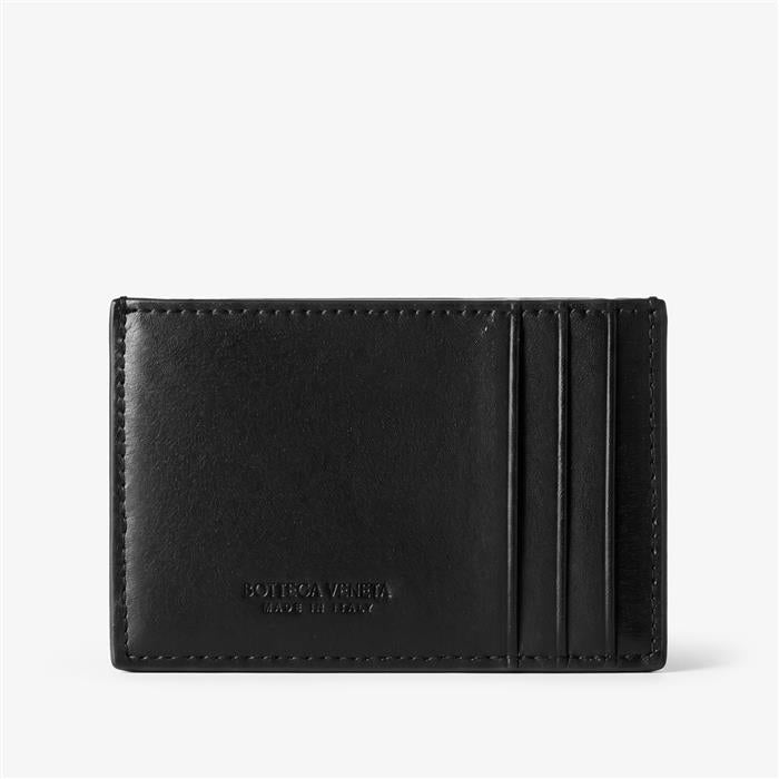 Bottega Veneta Maxi Intrecciato Cassette Leather Card Holder