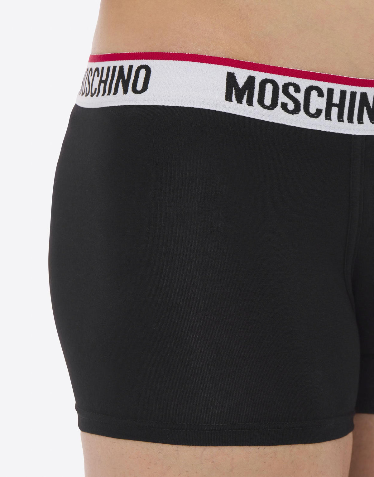 Moschino Black Cotton Men’s Boxer Briefs 2-Pack Underwear Set