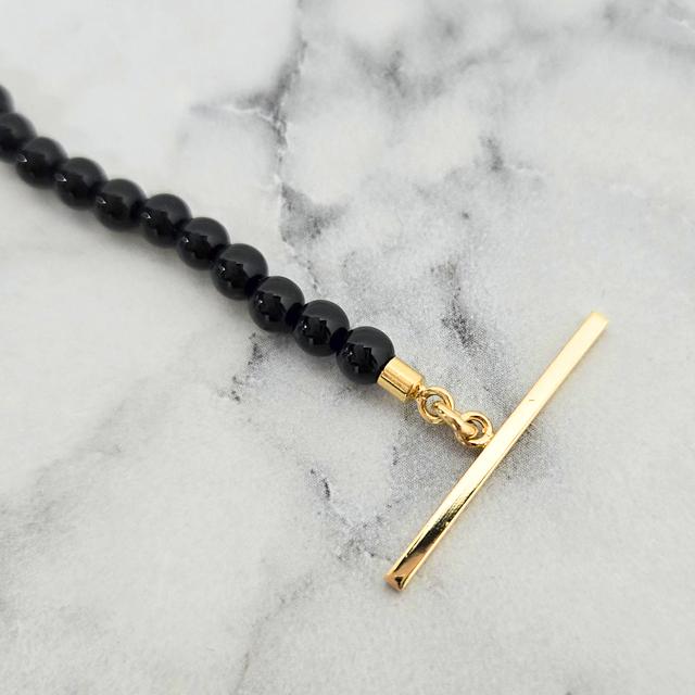 AMI Heart Logo Brass Summer Pearl Bracelet UJW457 HW0017 9022