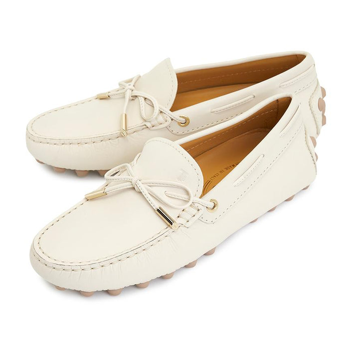 Tods Gommino Bubble Leather Loafers Women’s Brown