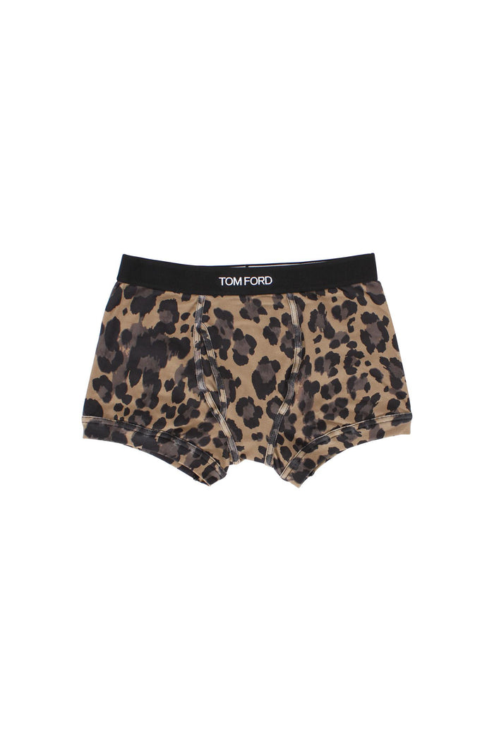 TOM FORD Leopard Print Boxer Briefs Underwear T4LC3 1110 258