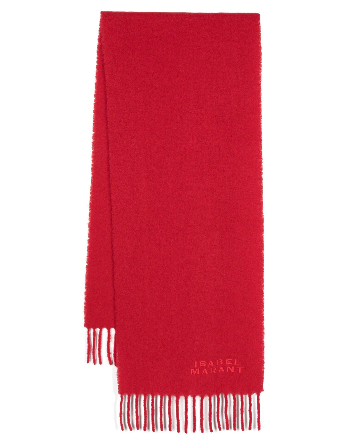 Isabel Marant Firny Logo Alpaca Scarf EC002XFB A4C04A 70RD