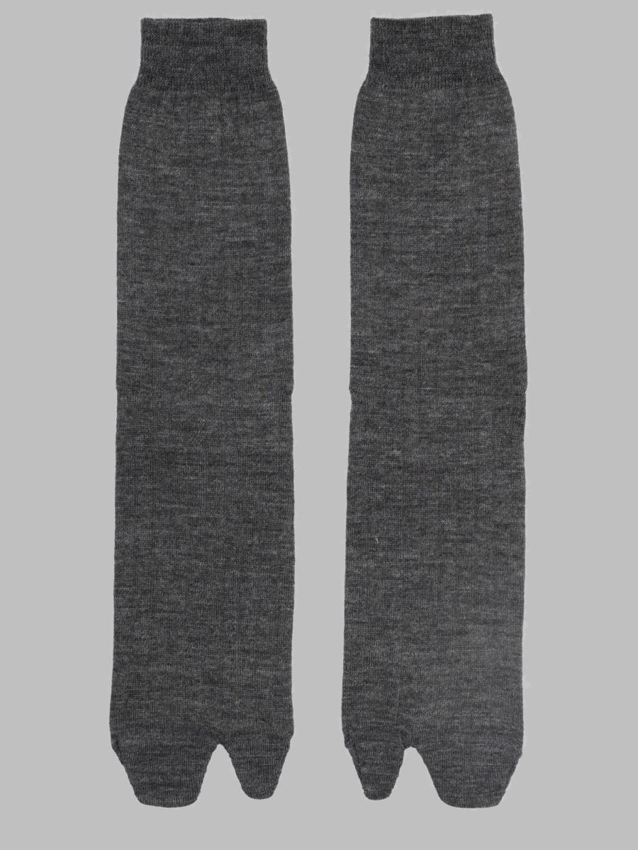 Maison Margiela Black Cotton Crew Socks for Men