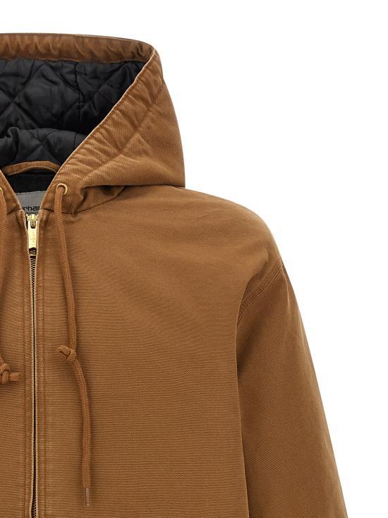 CARHARTT WIP Brown Canvas Work Jacket for Men