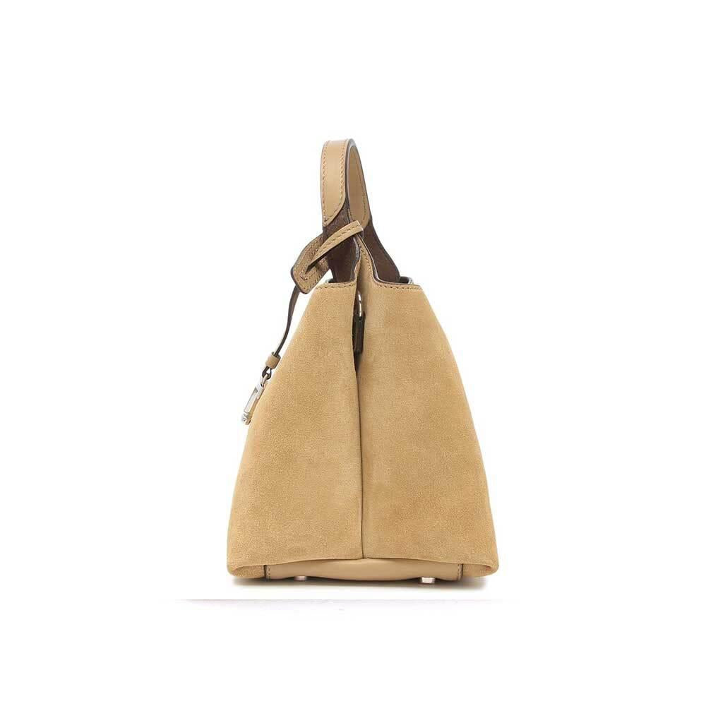 Vivienne Westwood Beige Leather Timeless Micro Tote Bag