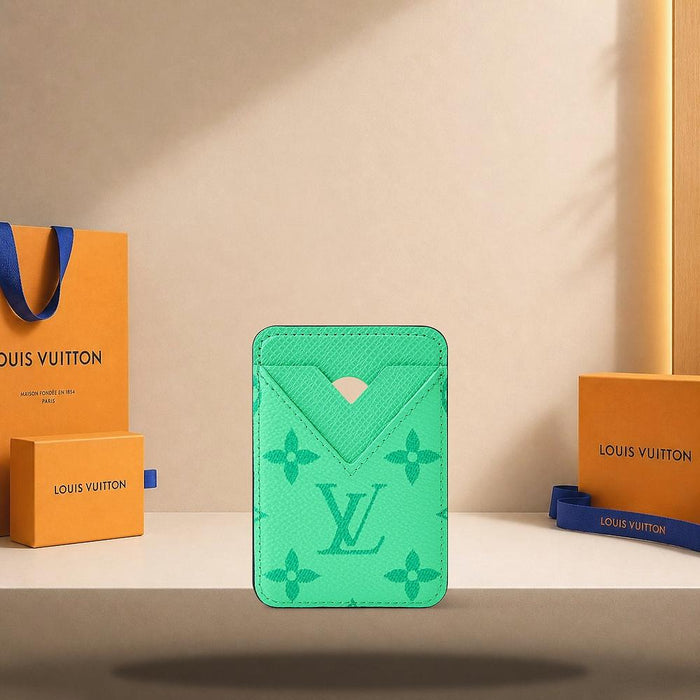 Louis Vuitton Mint Green Porte Cartes Magnet Bifold Wallet