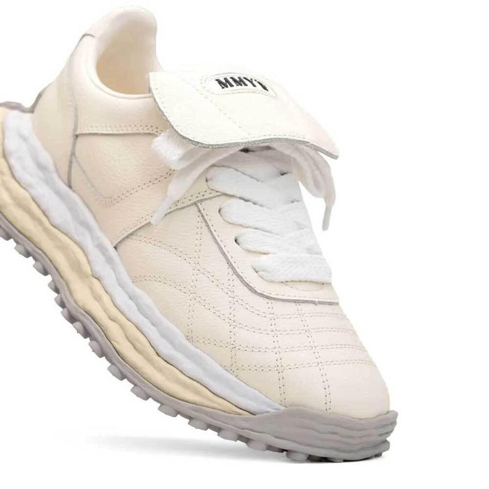 Maison Mihara Yasuhiro Scott OG Sole Leather Low-Top Sneakers White