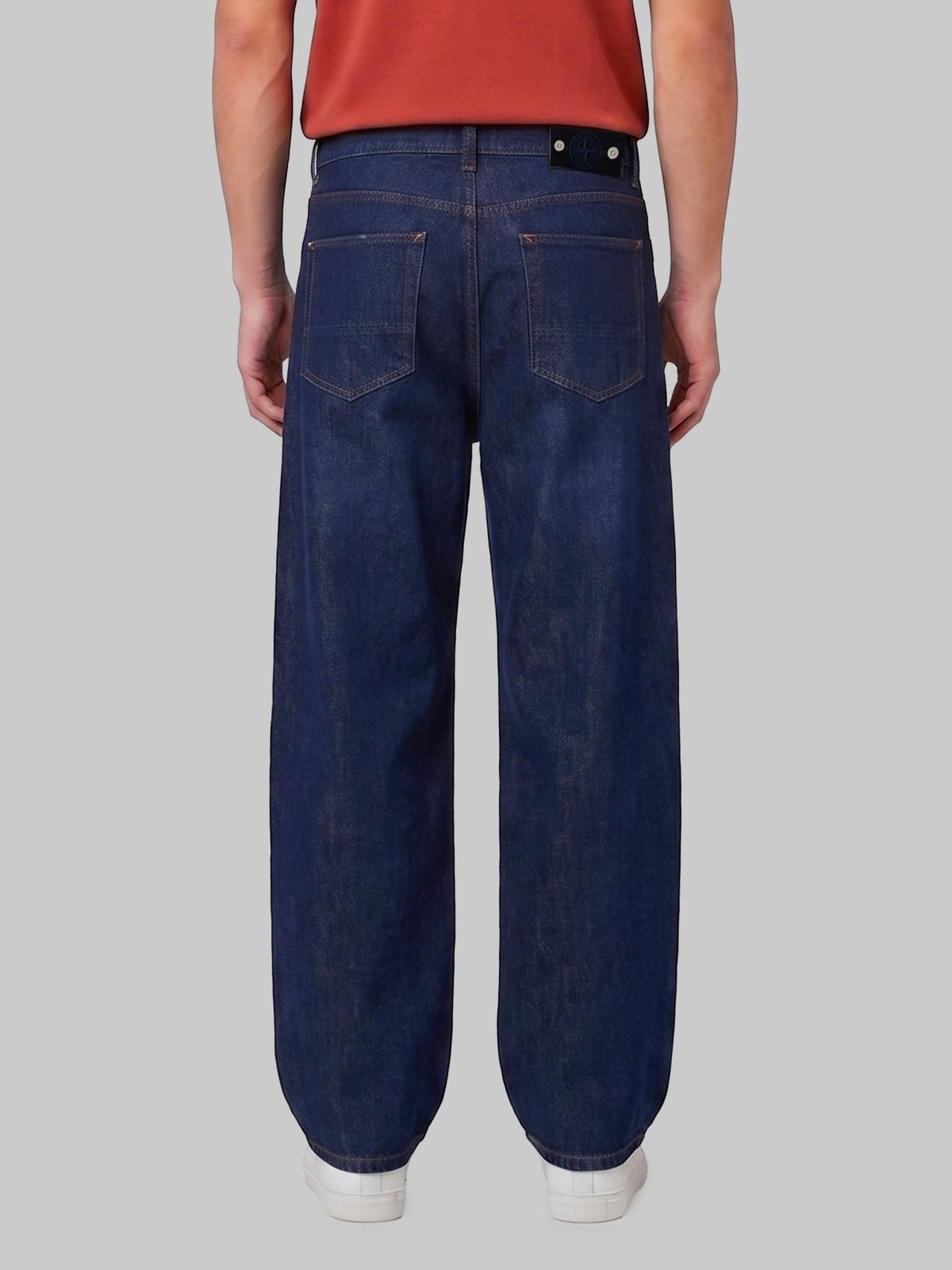 STONE ISLAND Blue Denim Jeans Men