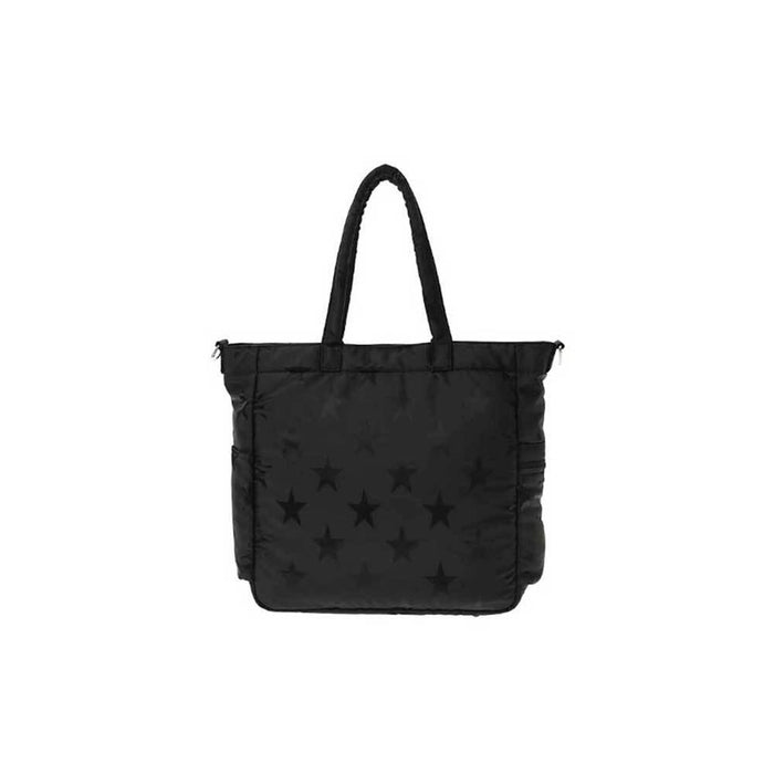 PORTER Flag Tote Bag Black Canvas 867 17101