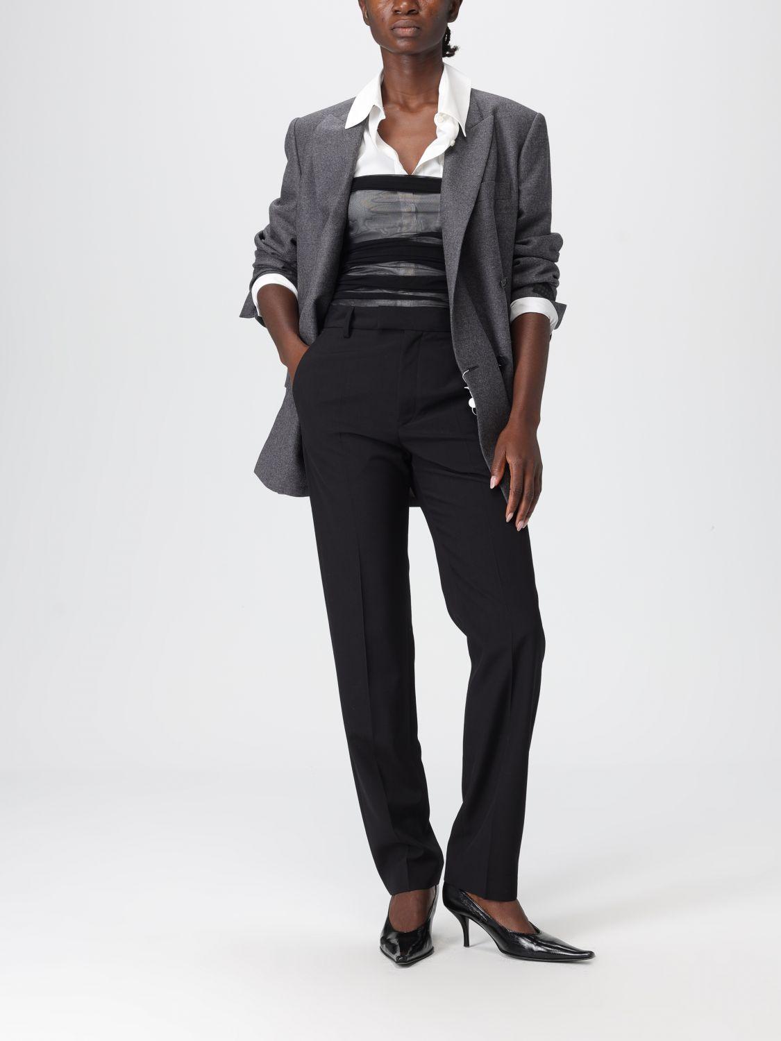 Maison Margiela Black Wool Classic Trousers