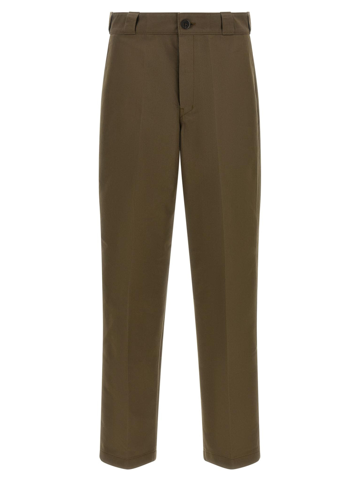 PRADA Gray Wool Suit Trousers for Men