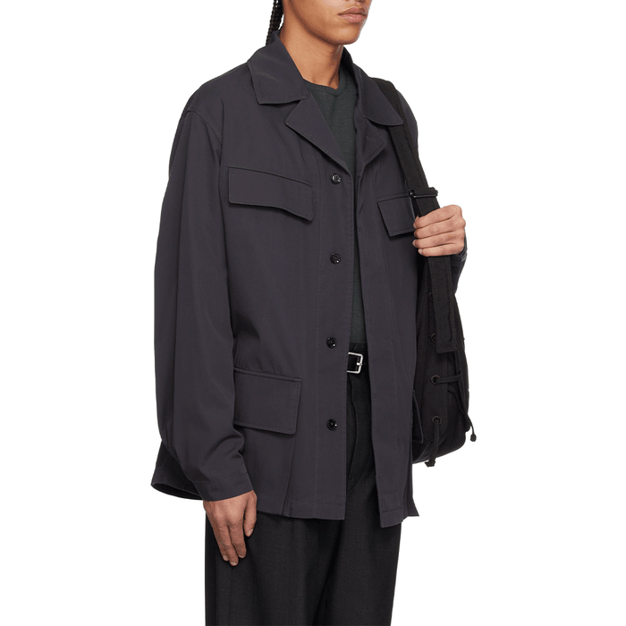 Lemaire Charcoal Workwear Jacket for Men OW1122 LF1352