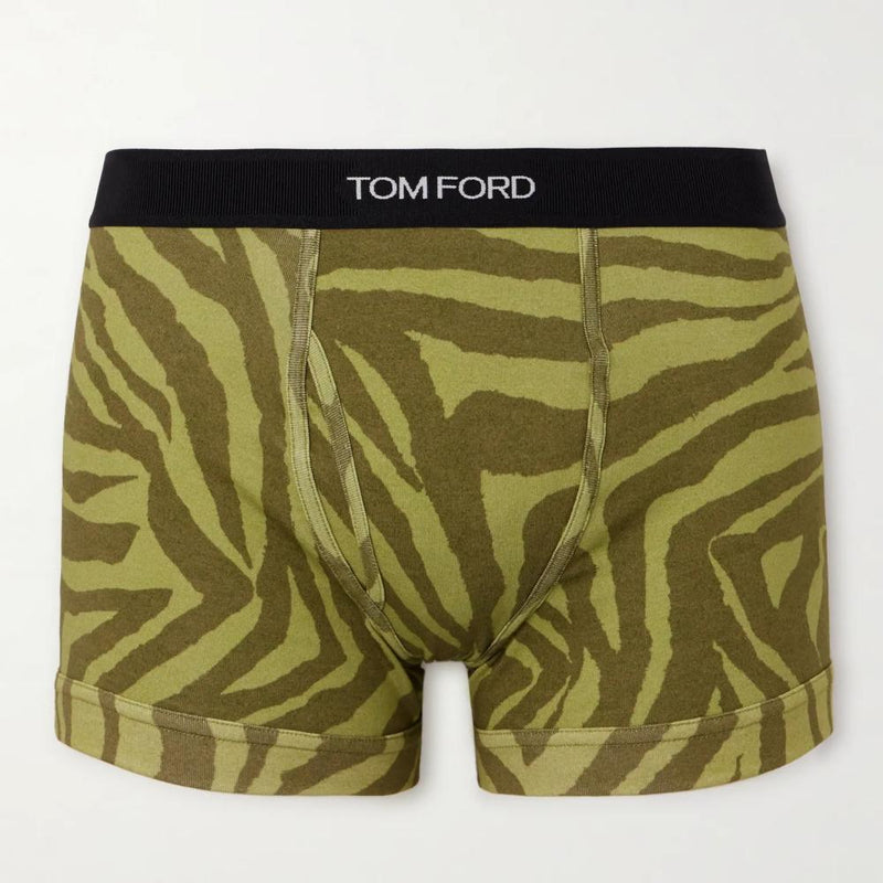 TOM FORD Zebra Print Boxer Briefs Men’s Underwear