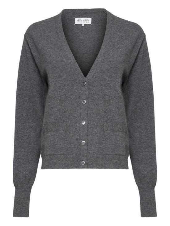 Maison Margiela Wool Cardigan Navy Men’s Knit
