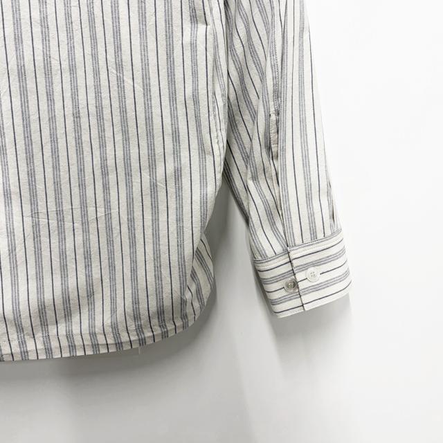 WOOYOUNGMI Logo Stripe Patch Long Sleeve Shirt W261SH10 834L