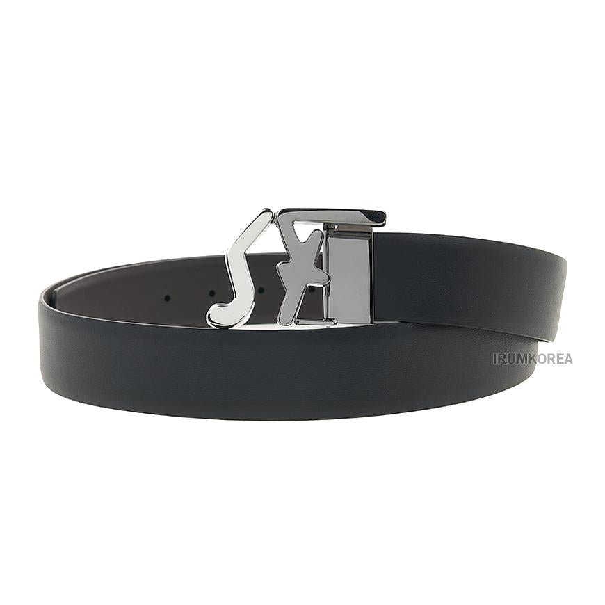 Ferragamo Men’s SF Logo Reversible Leather Belt 67 A251 NERO HICKORY 0734199